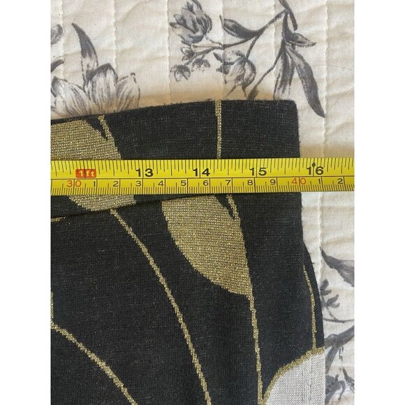 Anthropologie Maeve Craspedia Two Piece Skirt Peplum Wrap Top Blouse Size Medium - Picture 15 of 16